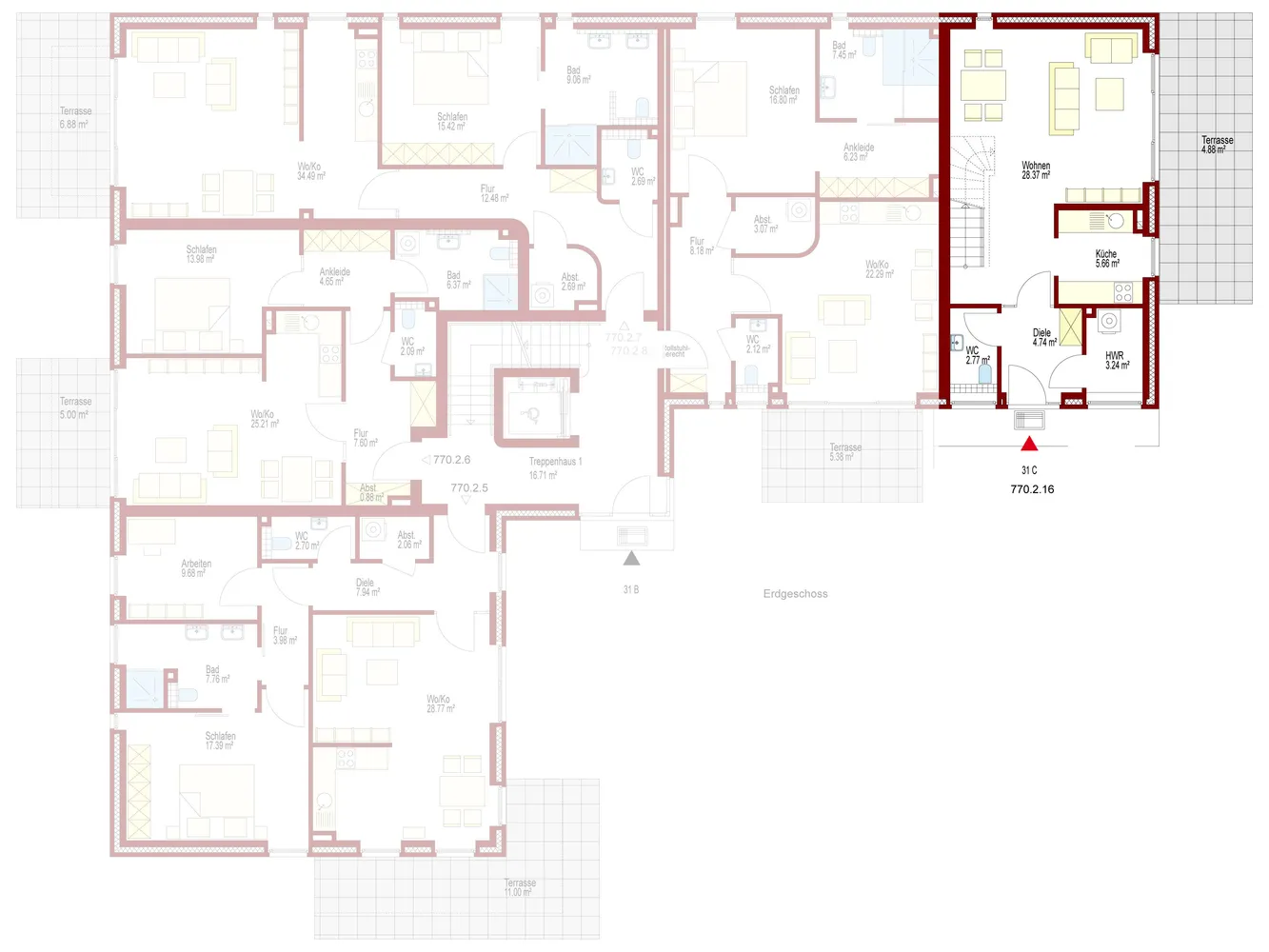 3 Zimmer Wohnung mit 98 m² in Oldenburg – Bild 12