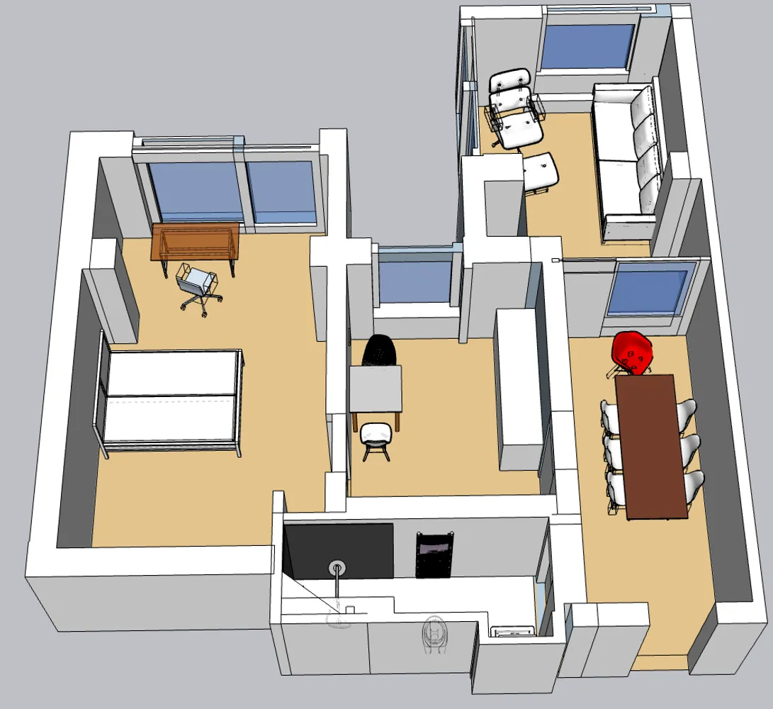 2 Zimmer Wohnung mit 73 m² in Düsseldorf – Bild 3