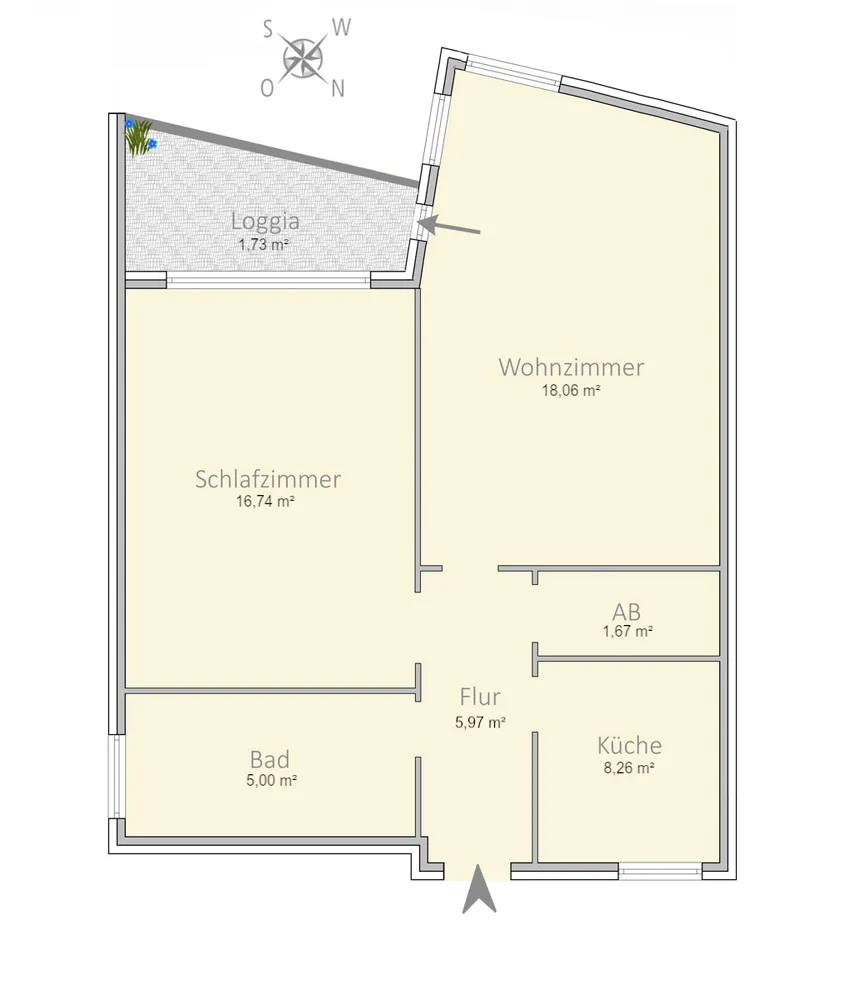 2 Zimmer Wohnung mit 57 m² in Bielefeld – Bild 12