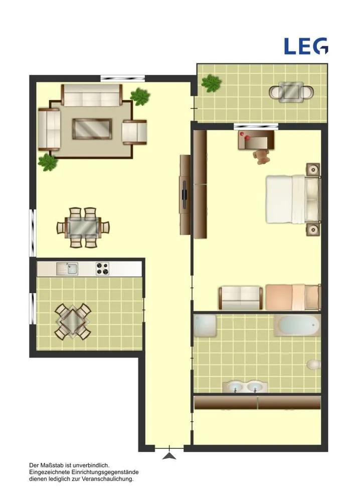 2 Zimmer Wohnung mit 55 m² in Hannover – Bild 4