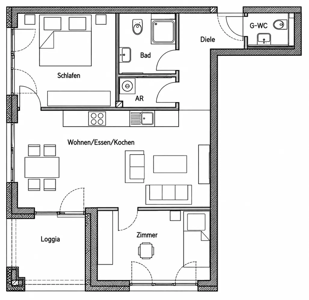 3 Zimmer Wohnung mit 68 m² in Trier – Bild 6