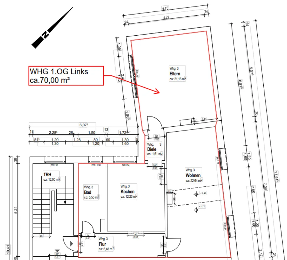 2 room apartment with 70 m² in Mettmann – Photo 8