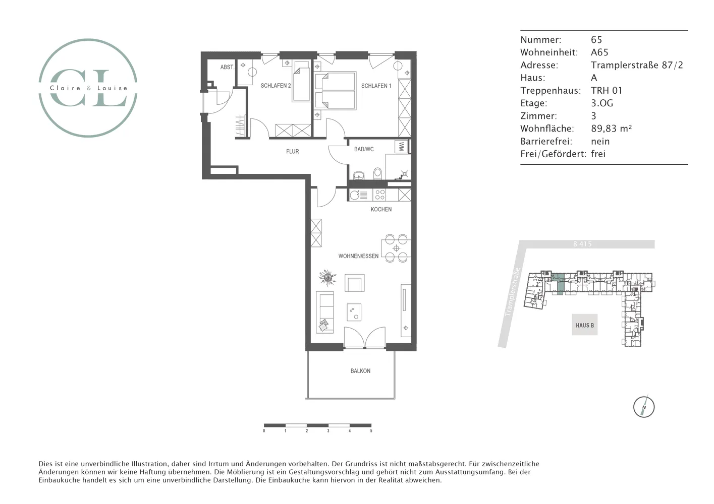 3 Zimmer Wohnung mit 90 m² in Lahr/Schwarzwald – Bild 5