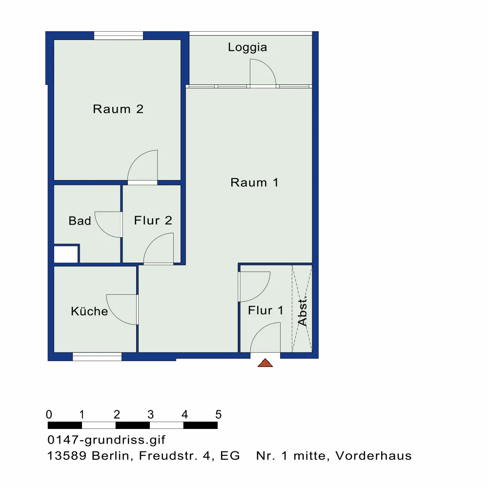 2 room apartment with 64 m² in Berlin – Photo 1