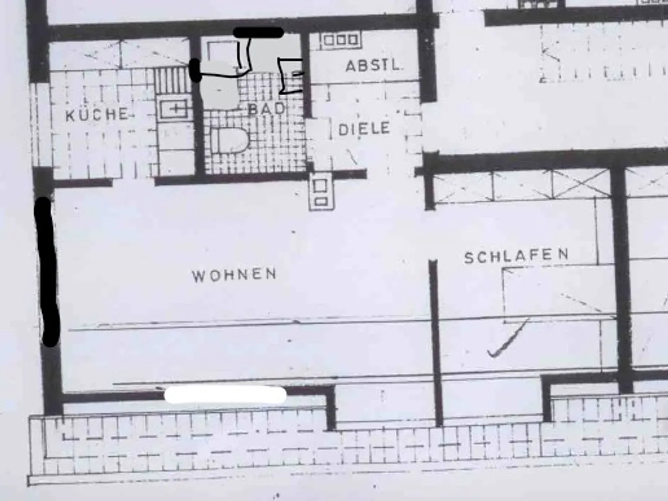 3 Zimmer Wohnung mit 54 m² in Bochum – Bild 1