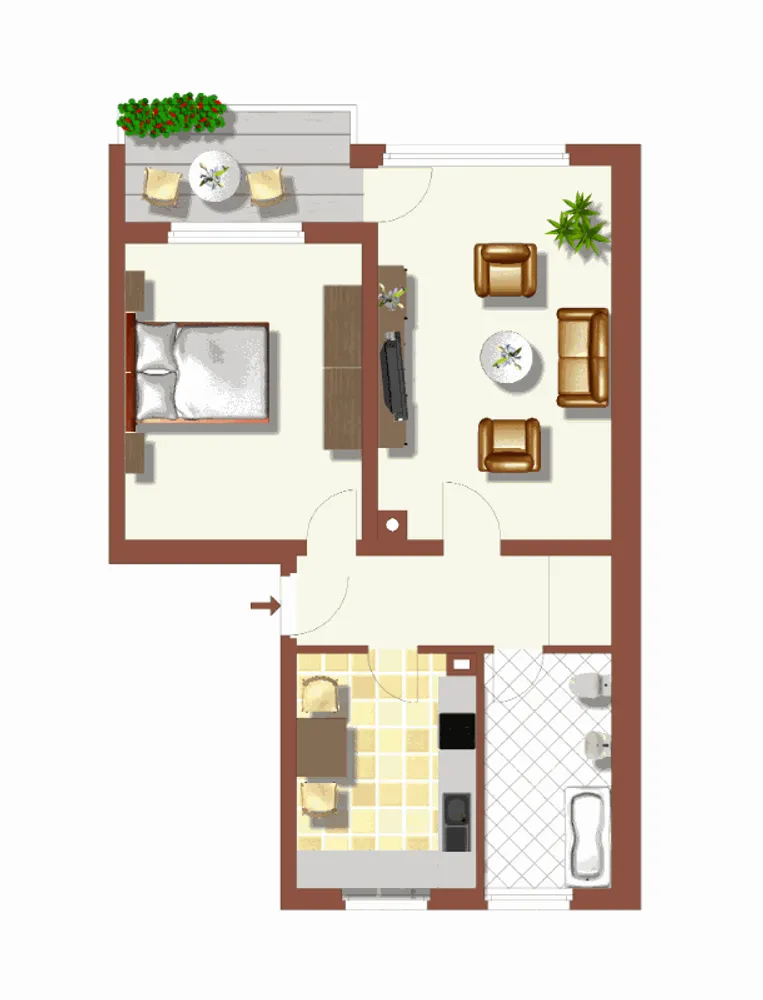 2 Zimmer Wohnung mit 62 m² in Essen – Bild 7