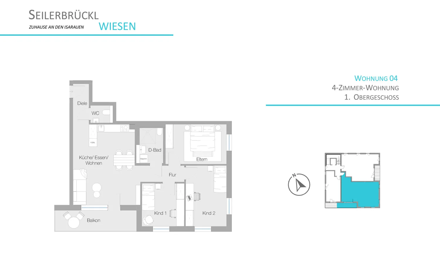 4 Zimmer Wohnung mit 84 m² in Freising – Bild 11