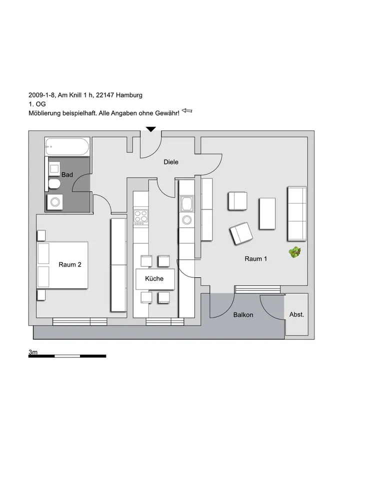 2 Zimmer Wohnung mit 63 m² in Hamburg – Bild 9
