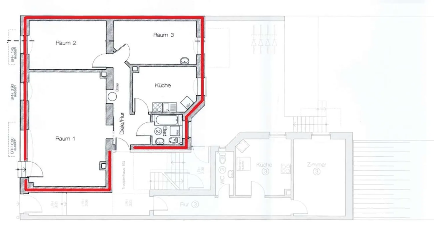 3 Zimmer Wohnung mit 90 m² in Mannheim – Bild 9