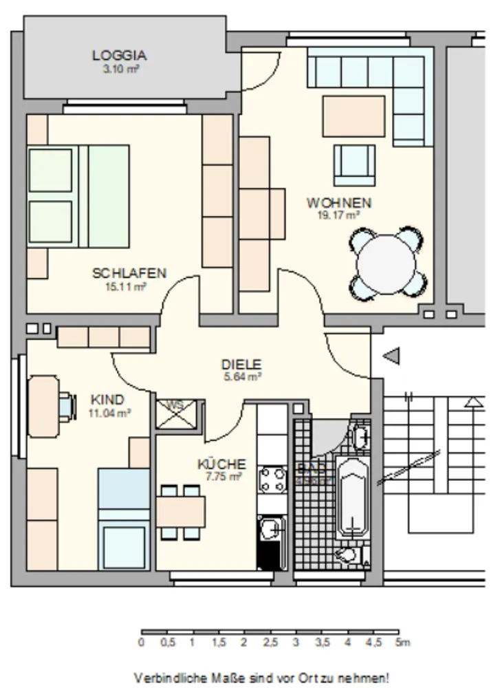 3 Zimmer Wohnung mit 65 m² in Essen – Bild 5