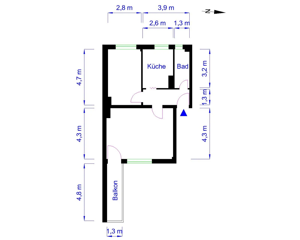 2 Zimmer Wohnung mit 59 m² in Magdeburg – Bild 11