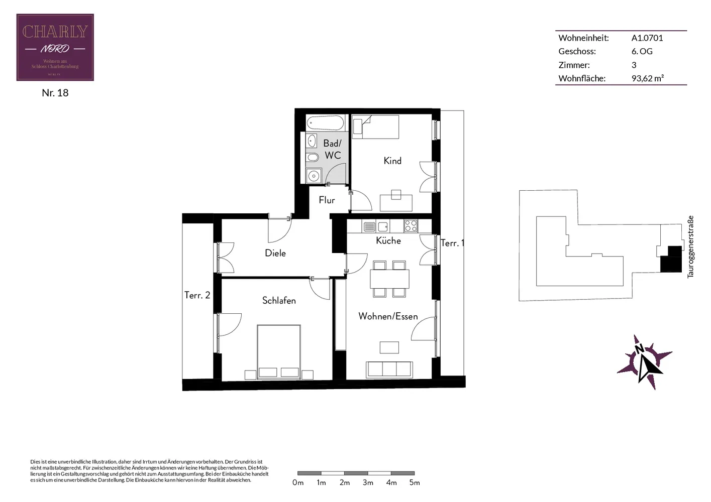 3 Zimmer Wohnung mit 94 m² in Berlin – Bild 4