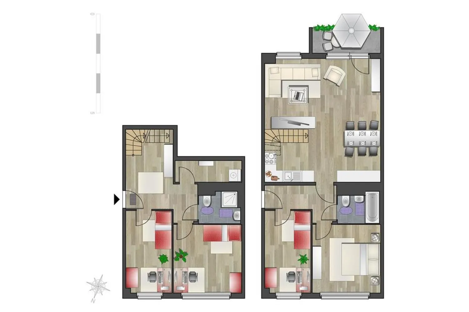 5 room apartment with 108 m² in Chemnitz – Photo 8