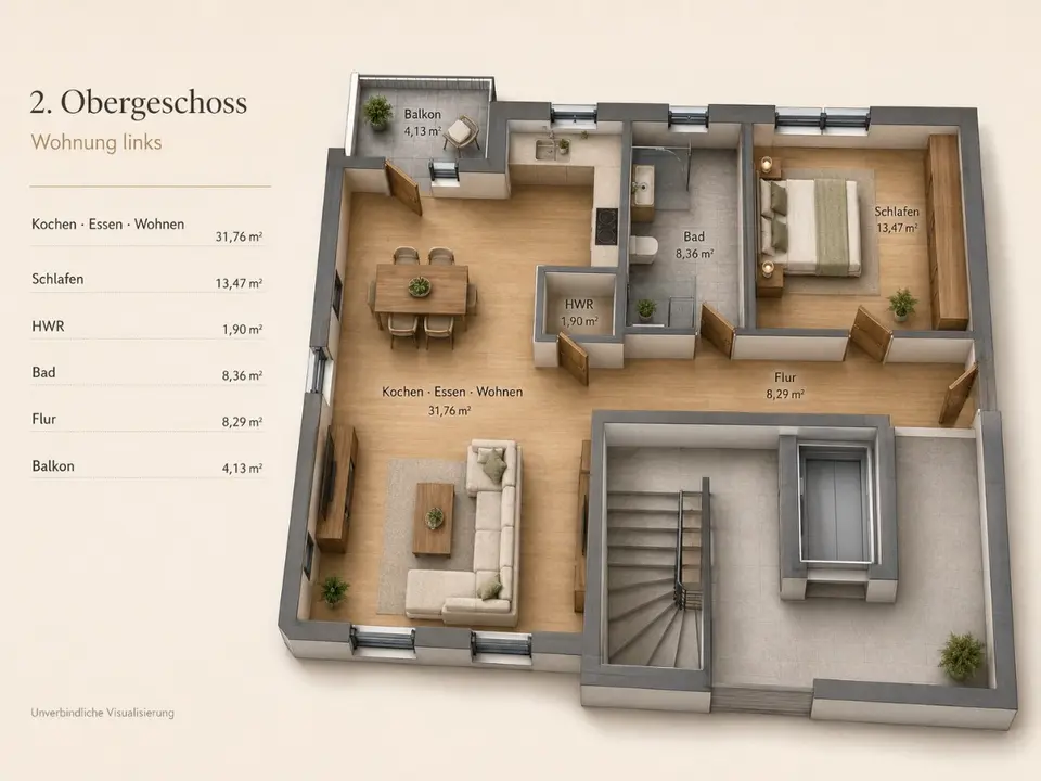 3 Zimmer Wohnung mit 92 m² in Cloppenburg – Bild 3
