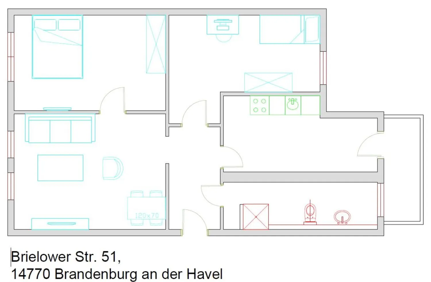 3 Zimmer Wohnung mit 75 m² in Brandenburg an der Havel – Bild 11