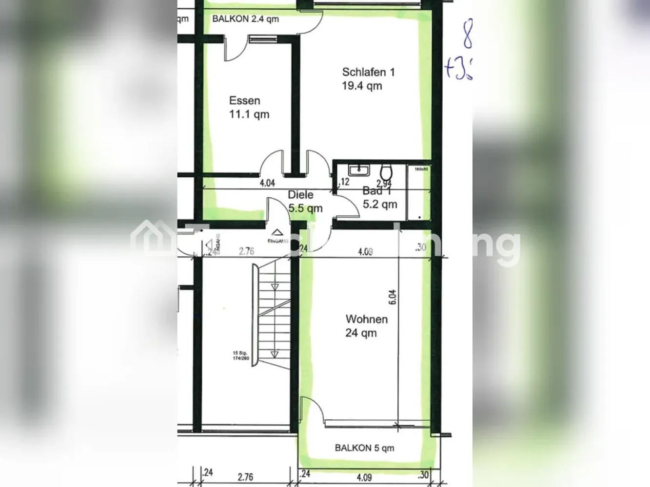 2 Zimmer Wohnung mit 65 m² in Köln – Bild 2