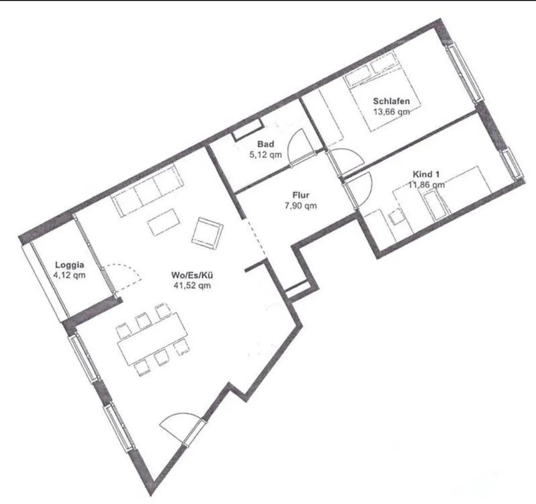 3 Zimmer Wohnung mit 82 m² in München – Bild 5