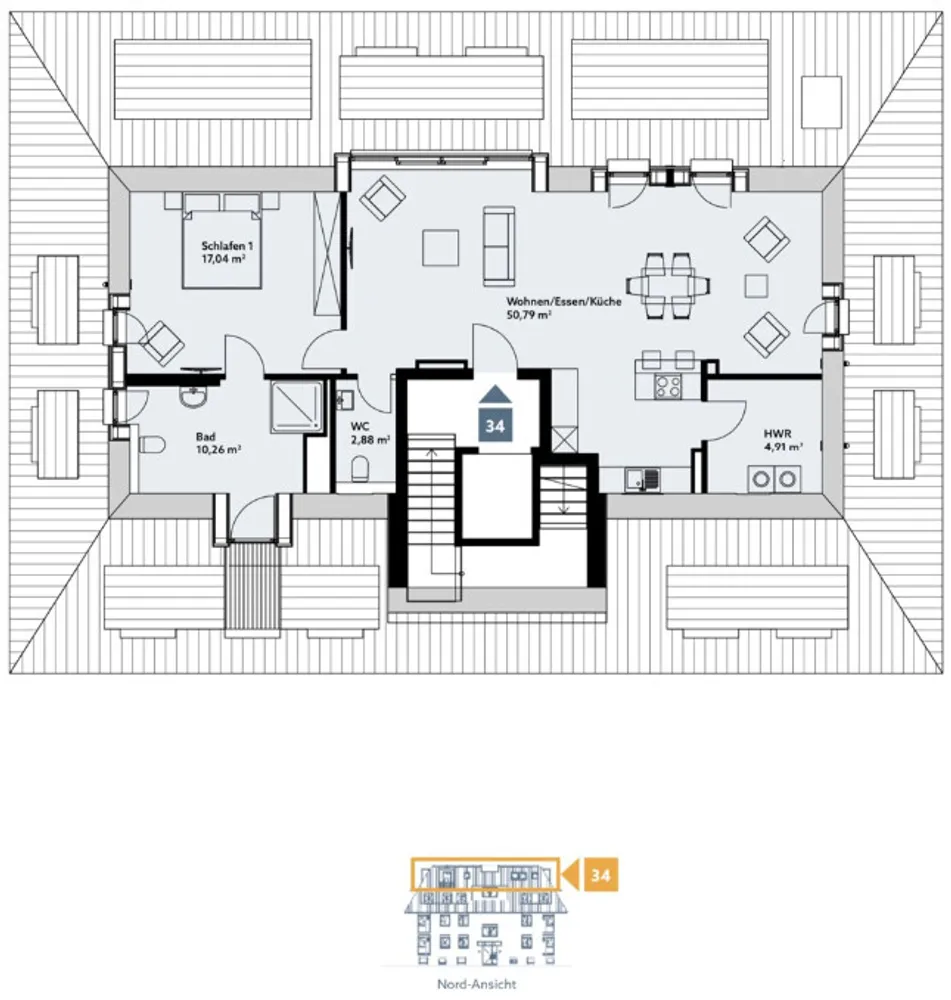 2 Zimmer Wohnung mit 86 m² in Bremen – Bild 5