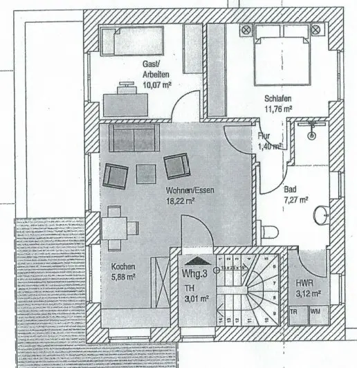 3 Zimmer Wohnung mit 67 m² in Quakenbrück – Bild 5