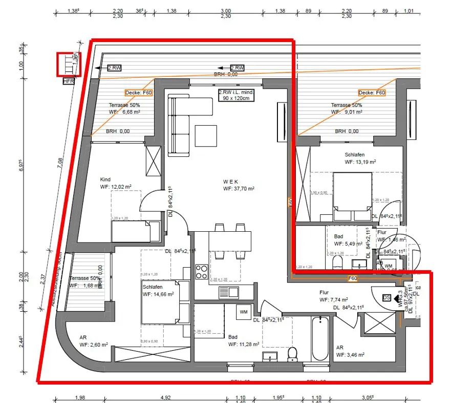 3 Zimmer Wohnung mit 97 m² in Paderborn – Bild 9