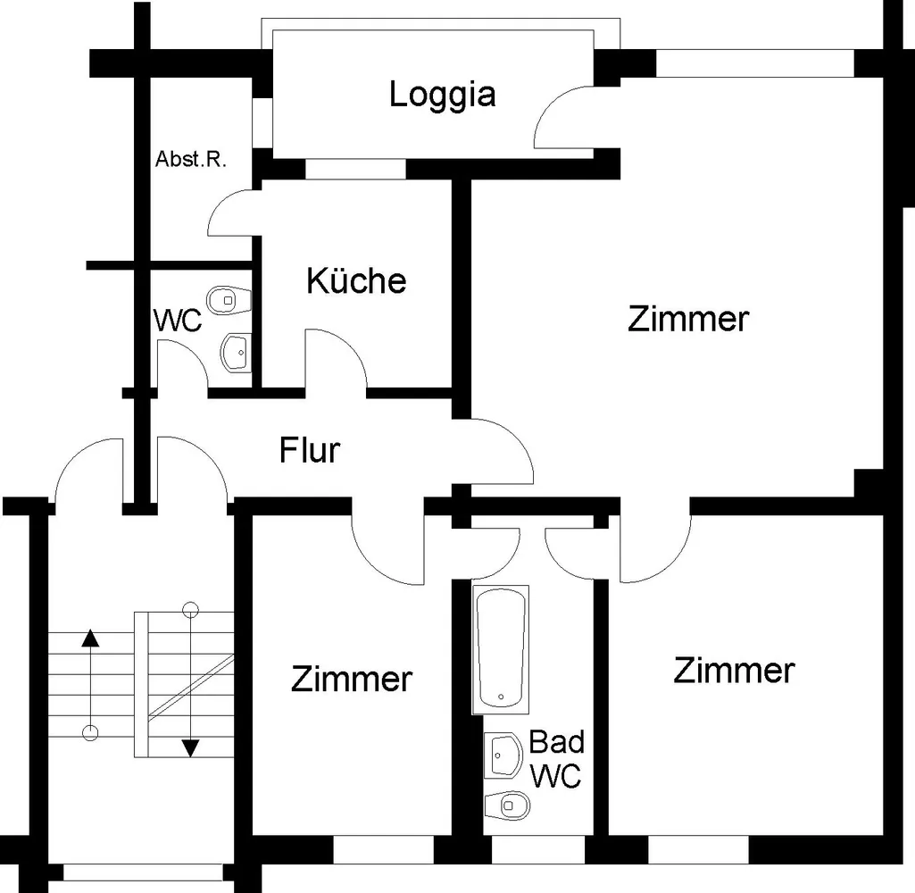 3 room apartment with 77 m² in Brunswick – Photo 3