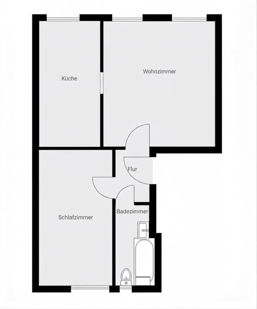 2 room apartment with 50 m² in Aachen – Photo 11