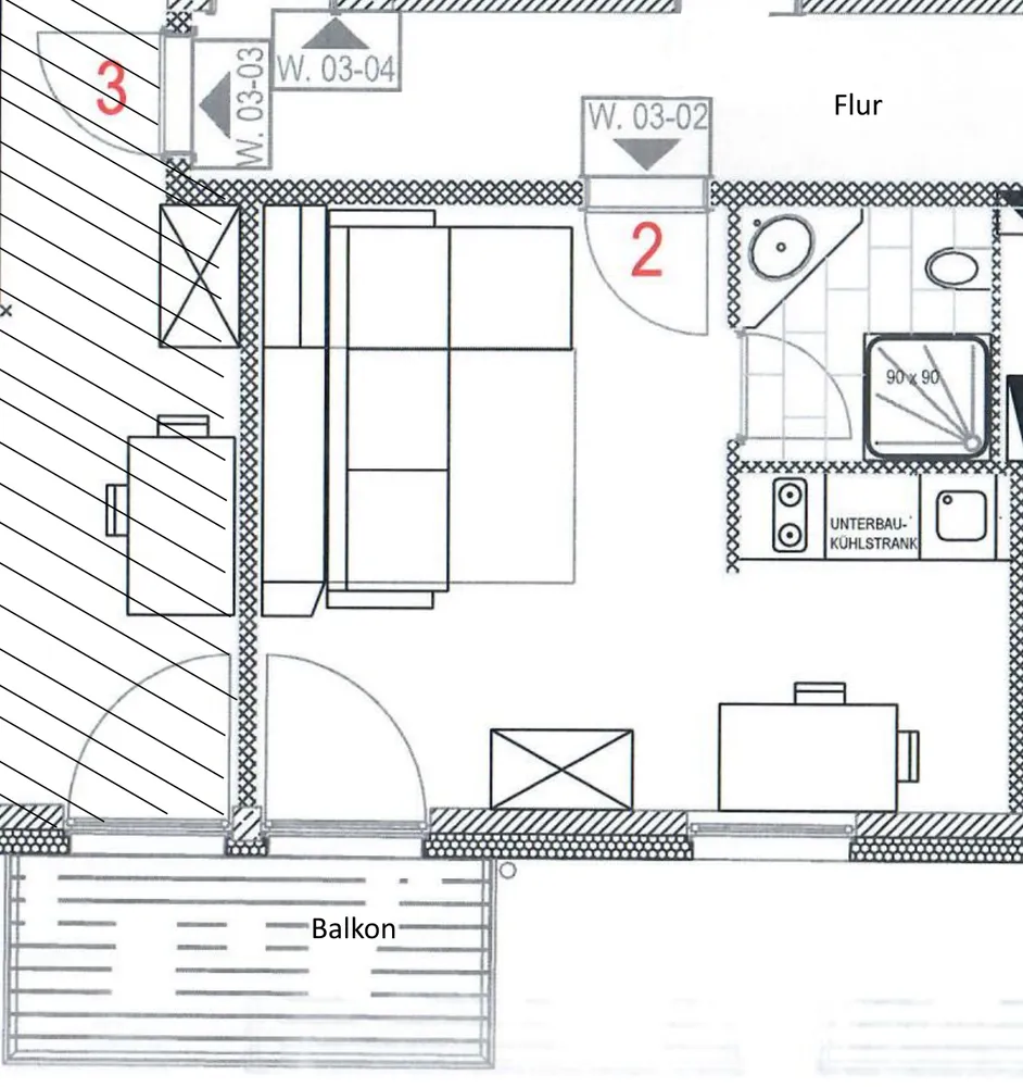 1 Zimmer Wohnung mit 30 m² in Wiesbaden – Bild 5