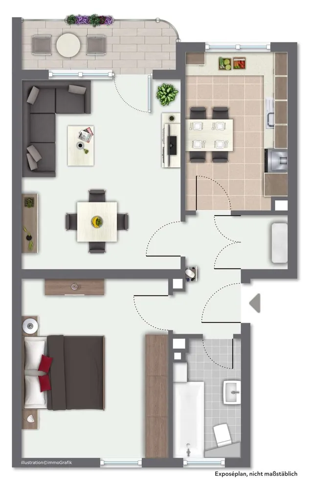 2 Zimmer Wohnung mit 58 m² in Nürnberg – Bild 7