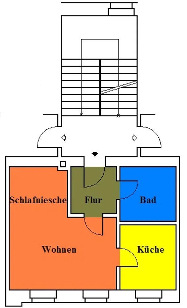 1 Zimmer Wohnung mit 32 m² in Chemnitz – Bild 12