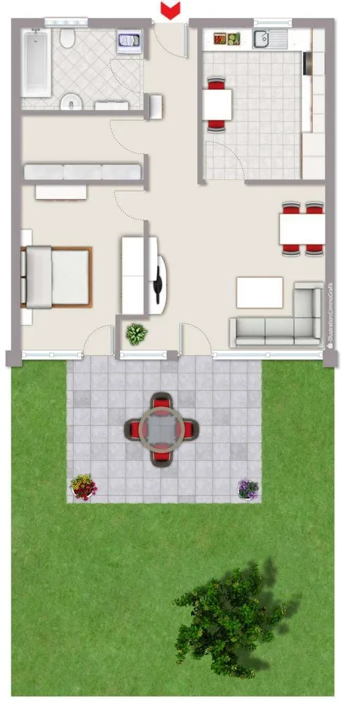 2 Zimmer Wohnung mit 58 m² in Vaihingen an der Enz – Bild 6
