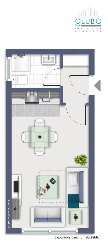 2 Zimmer Wohnung mit 25 m² in Bochum – Bild 8