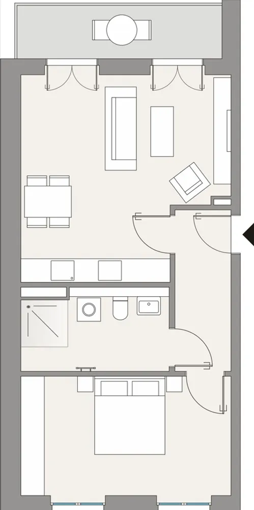 2 Zimmer Wohnung mit 60 m² in Leipzig – Bild 8