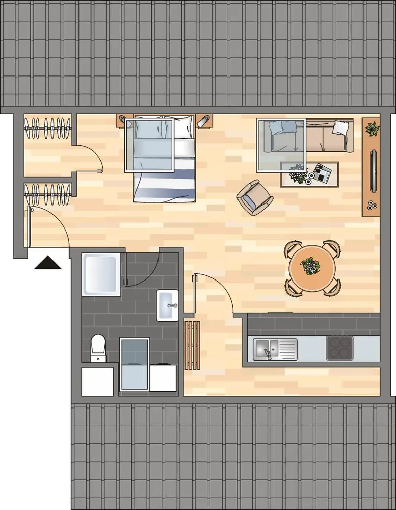 1 Zimmer Wohnung mit 34 m² in Celle – Bild 10
