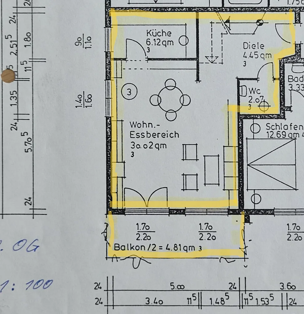 3 room apartment with 95 m² in Rodgau – Photo 1