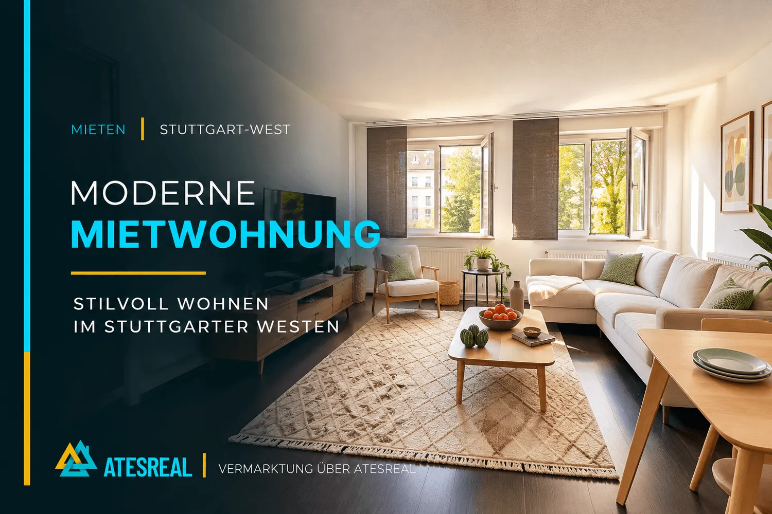 3 Zimmer Wohnung mit 69 m² in Stuttgart – Bild 1