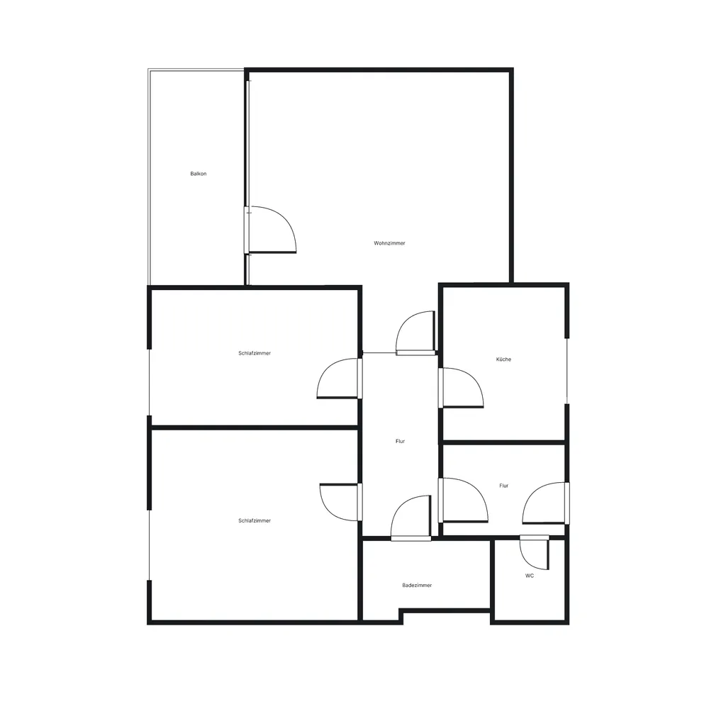 4 Zimmer Wohnung mit 80 m² in Hannover – Bild 2