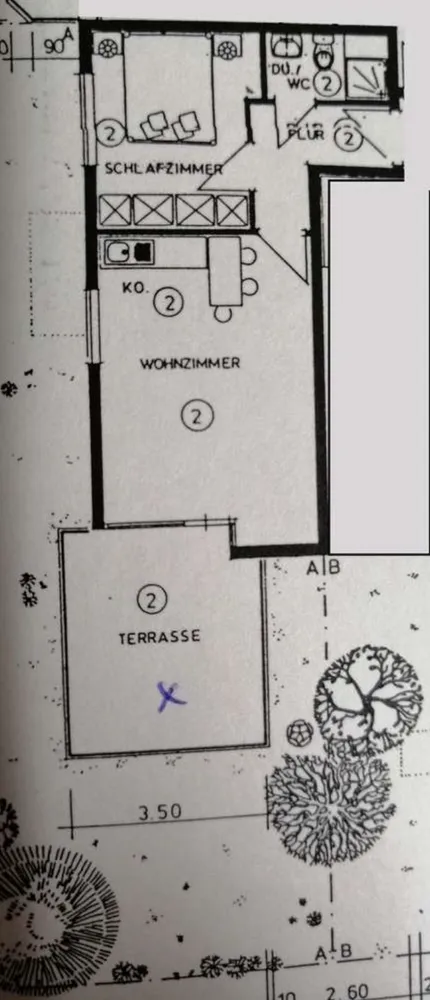 2 Zimmer Wohnung mit 40 m² in Böblingen – Bild 2