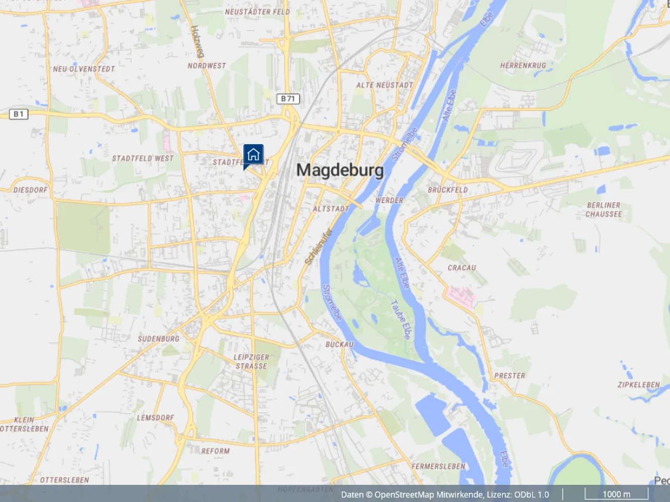 1 Zimmer Wohnung mit 40 m² in Magdeburg – Bild 11