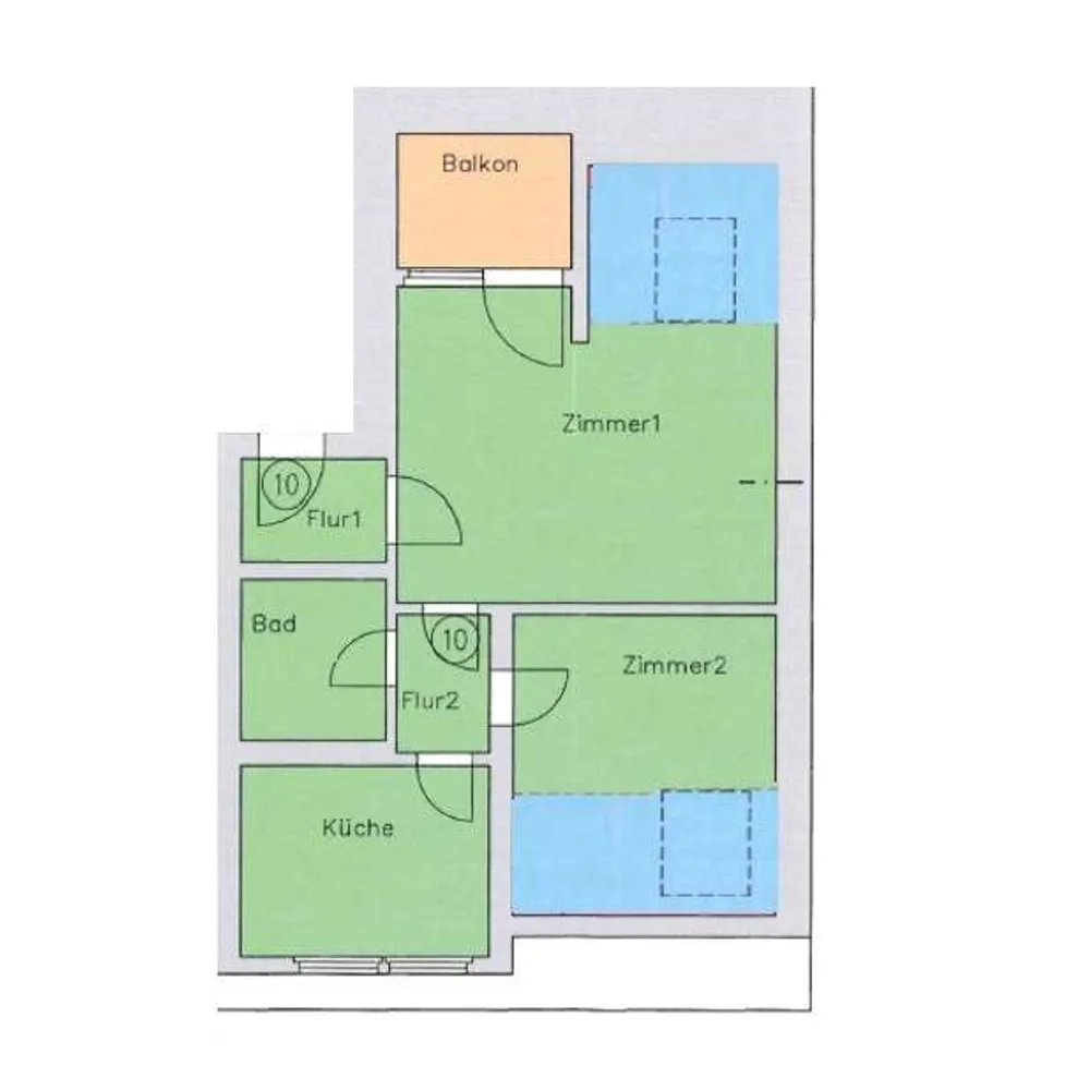 2 Zimmer Wohnung mit 47 m² in Leipzig – Bild 3