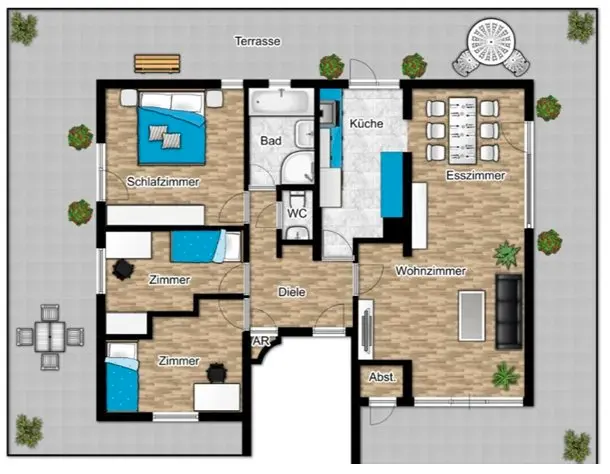 4 Zimmer Wohnung mit 115 m² in Hennef – Bild 5