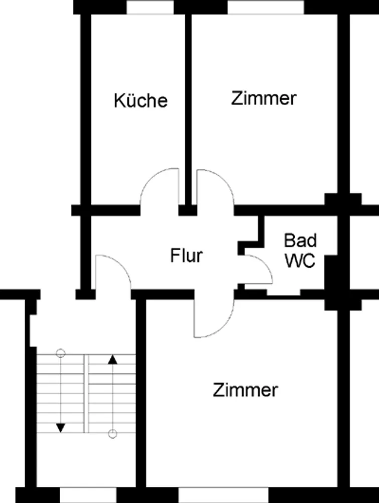2 Zimmer Wohnung mit 58 m² in Wuppertal – Bild 2