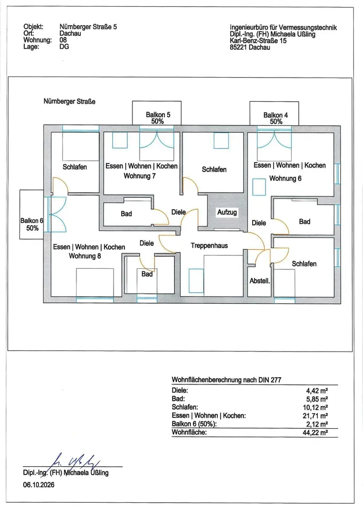 2 Zimmer Wohnung mit 44 m² in Dachau – Bild 3