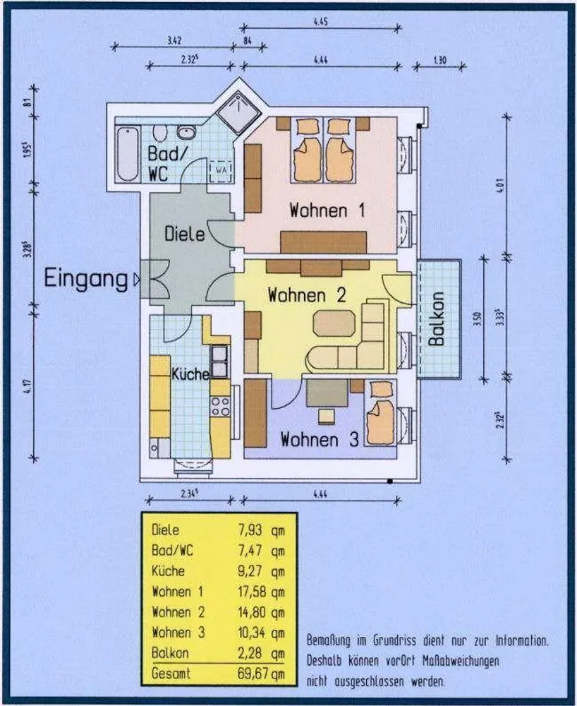 3 Zimmer Wohnung mit 70 m² in Dresden – Bild 3