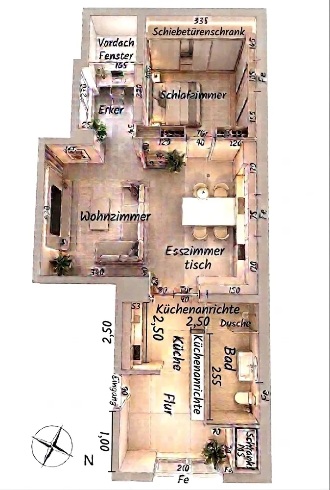 3 Zimmer Wohnung mit 70 m² in Bochum – Bild 6