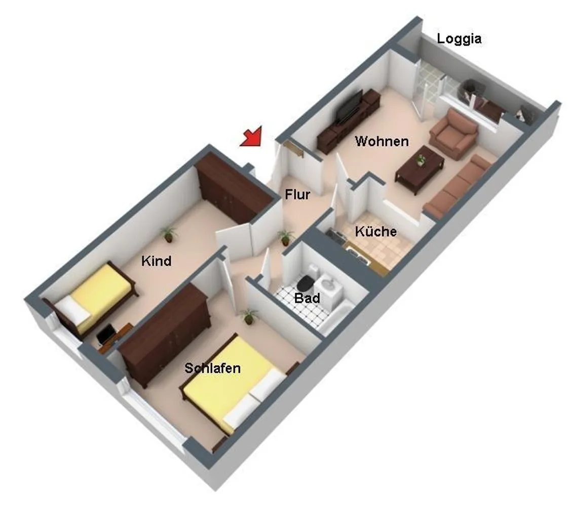 3 Zimmer Wohnung mit 61 m² in Berlin – Bild 11