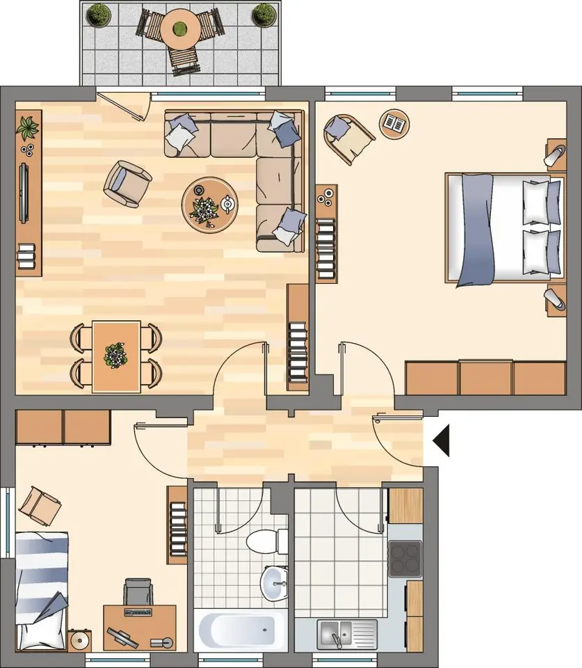 3 Zimmer Wohnung mit 77 m² in Dortmund – Bild 3