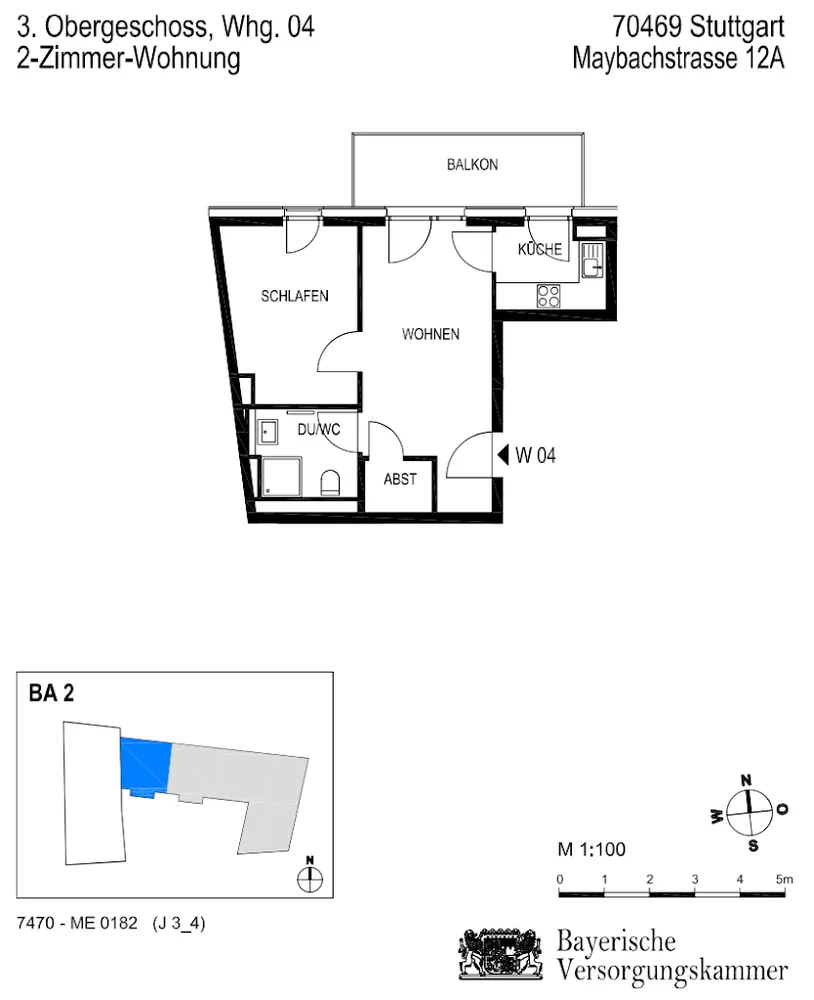 2 Zimmer Wohnung mit 40 m² in Stuttgart – Bild 6
