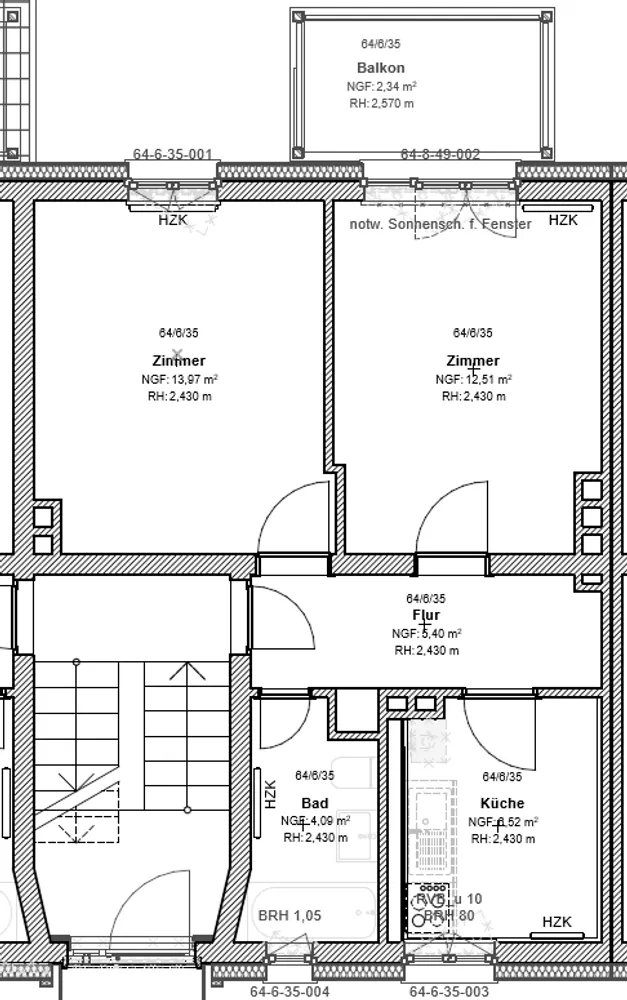 2 Zimmer Wohnung mit 46 m² in Kassel – Bild 3