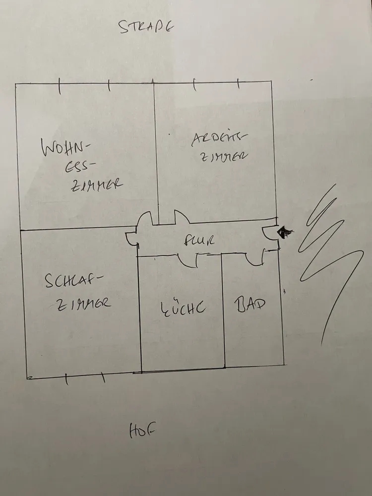 3 Zimmer Wohnung mit 65 m² in Frankfurt am Main – Bild 2