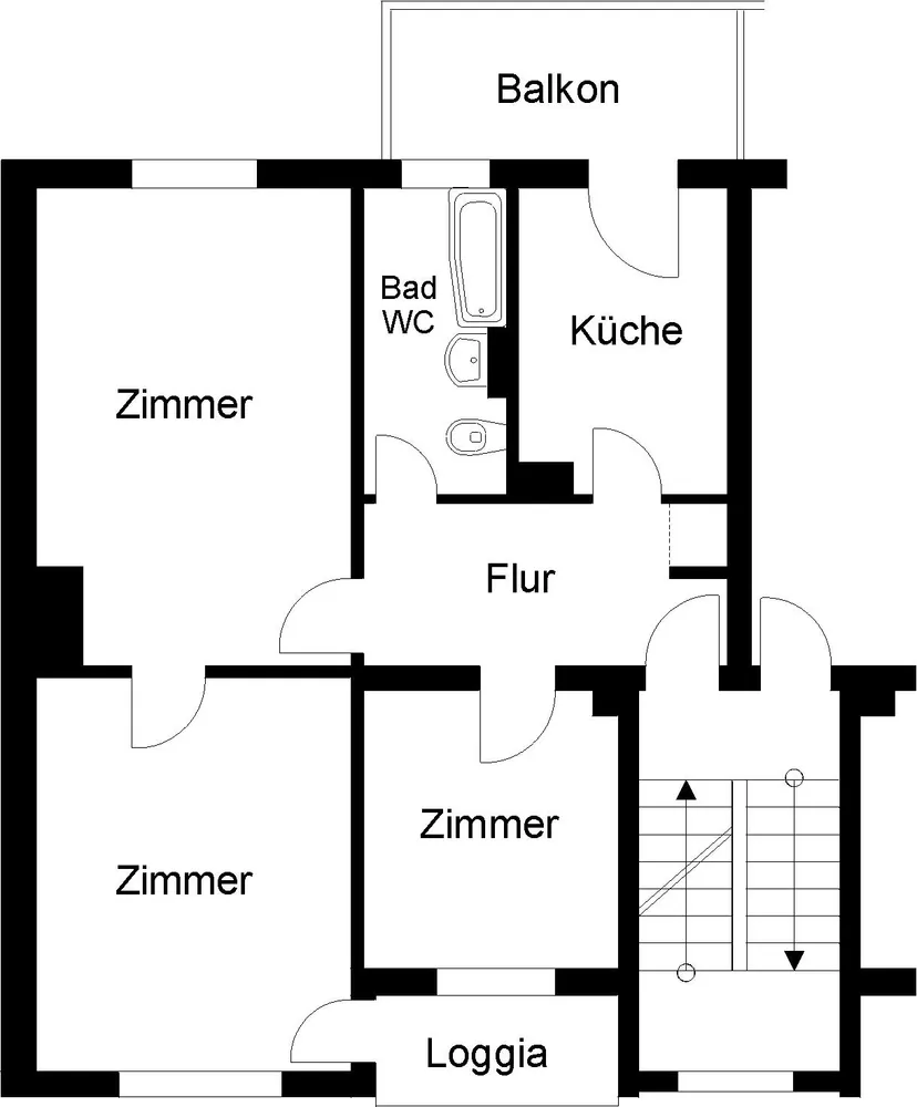 3 room apartment with 69 m² in Brunswick – Photo 2
